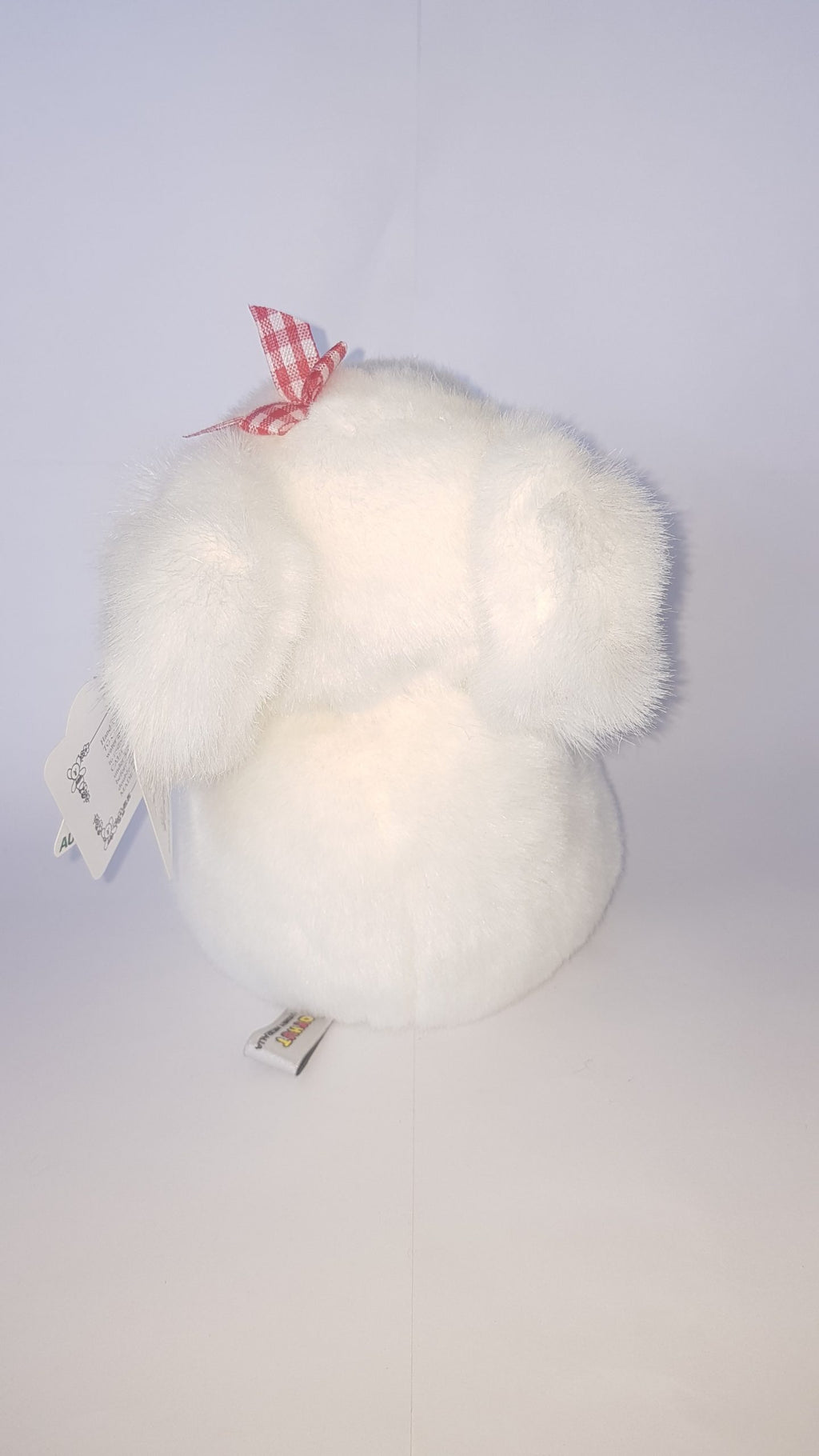 174 White Koala 8″ with gum leaf